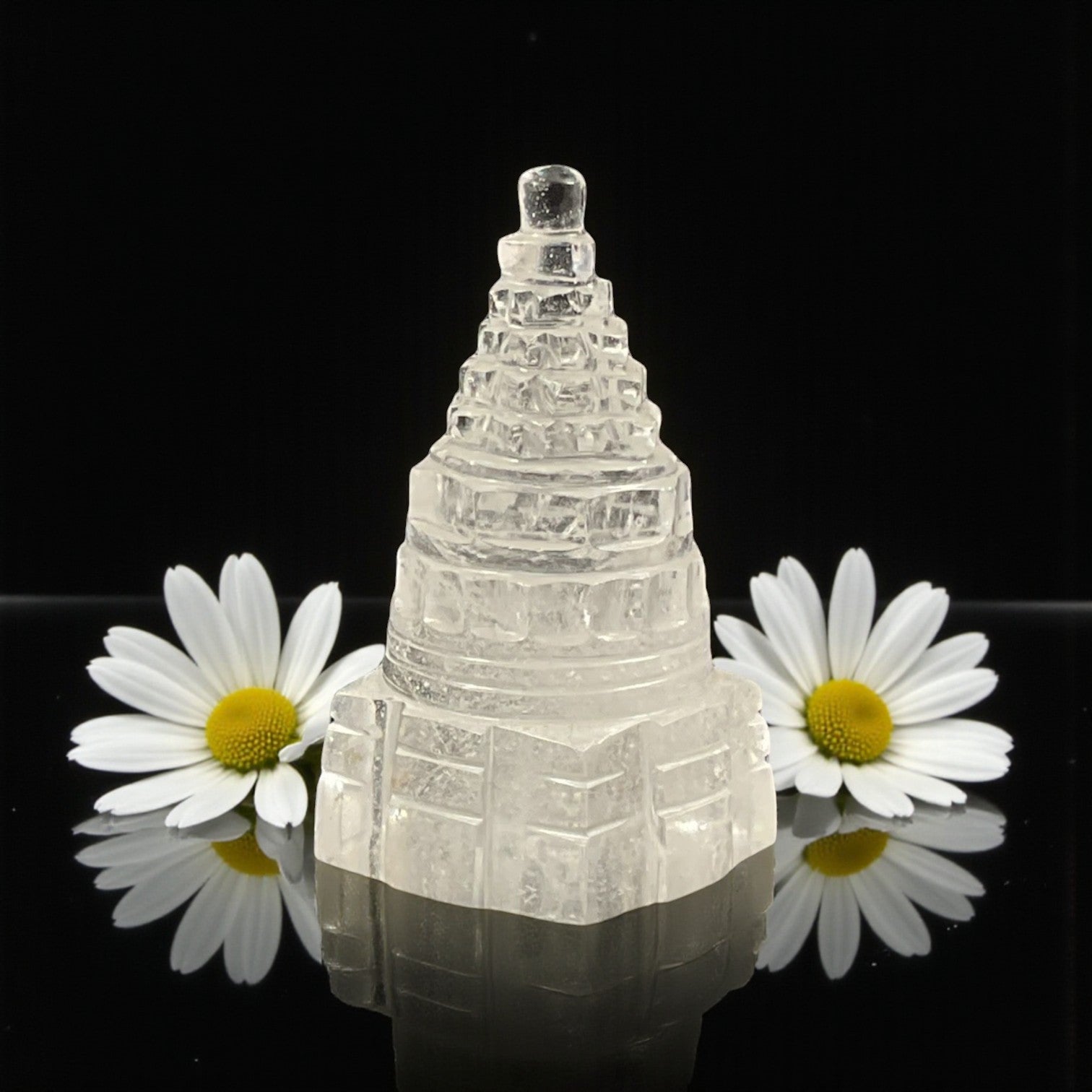 Clear Quartz Shri Yantra (BG)