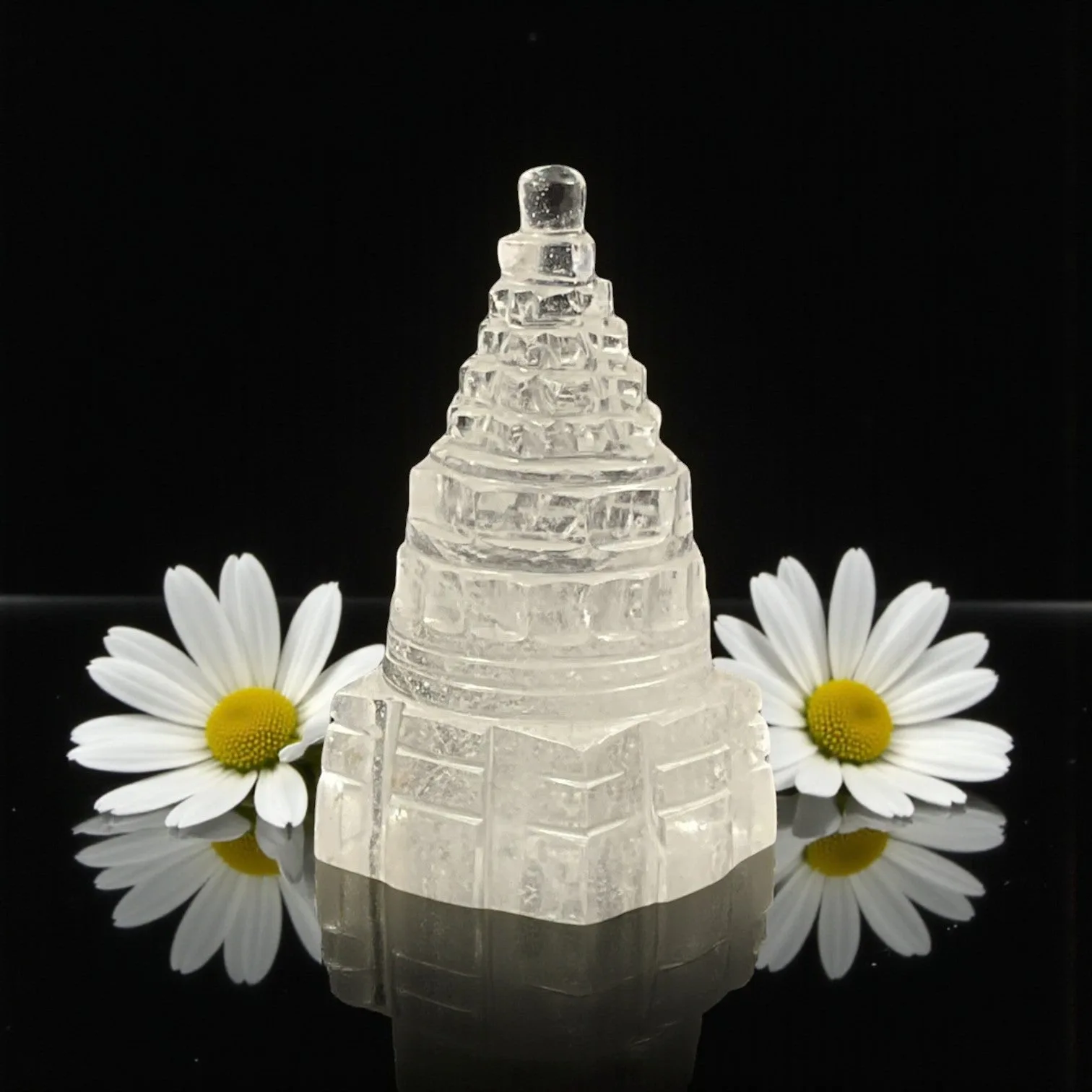 Clear Quartz Shri Yantra (BG)