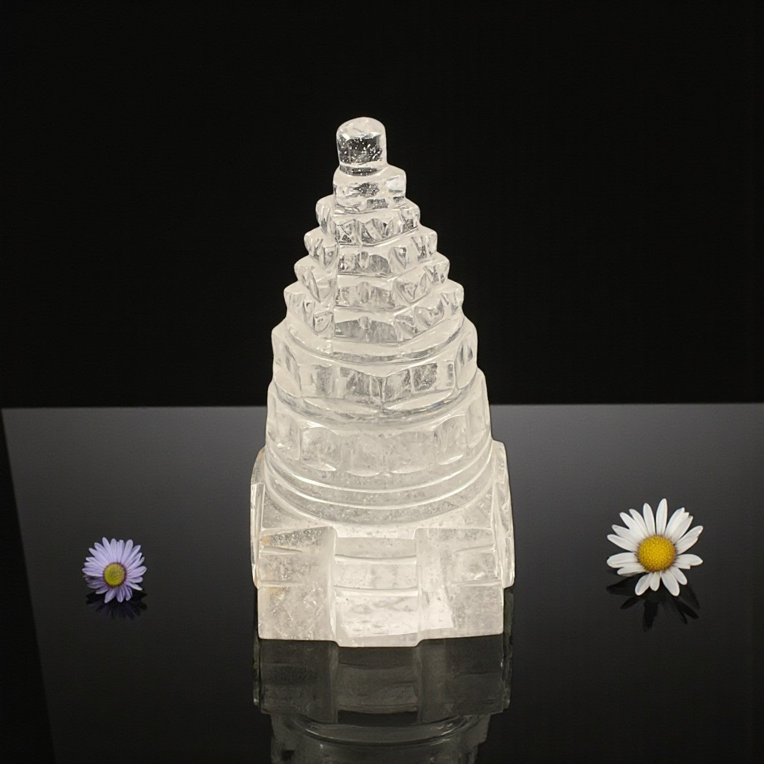 Clear Quartz Shri Yantra (BG)