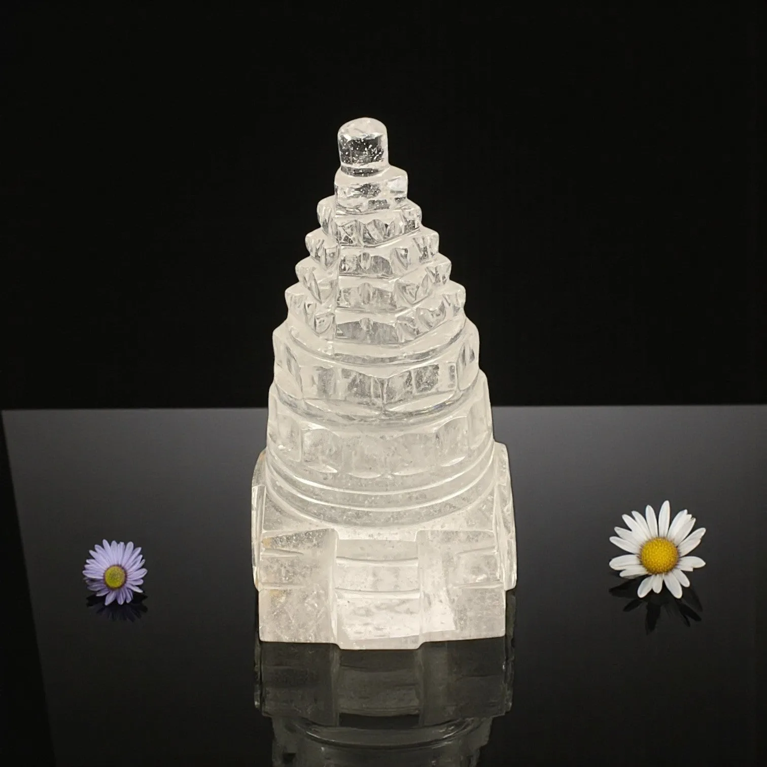 Clear Quartz Shri Yantra (BG)