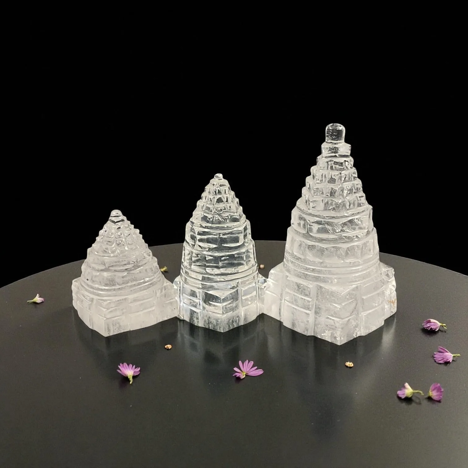 Clear Quartz Shri Yantra (BG)
