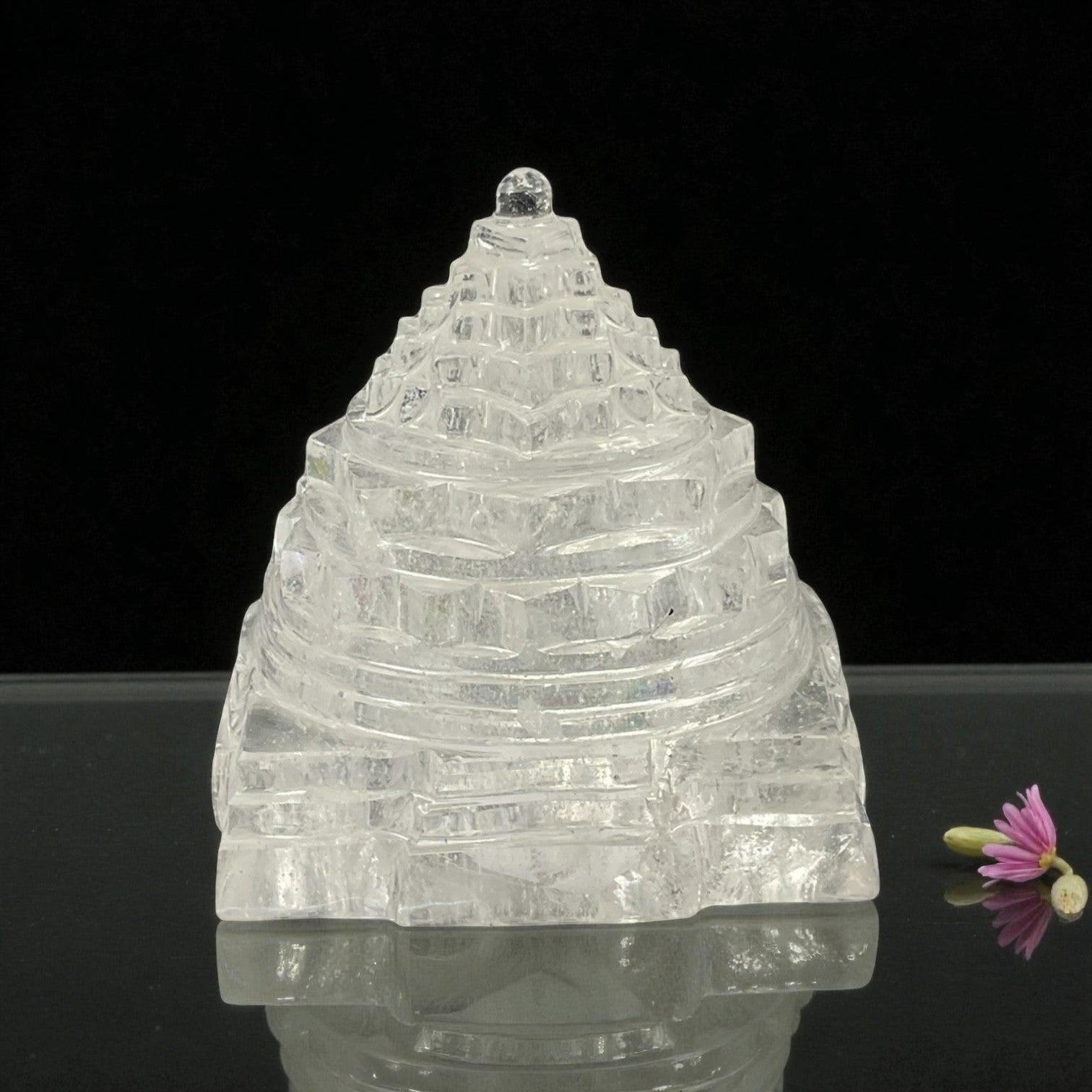Clear Quartz Shri Yantra