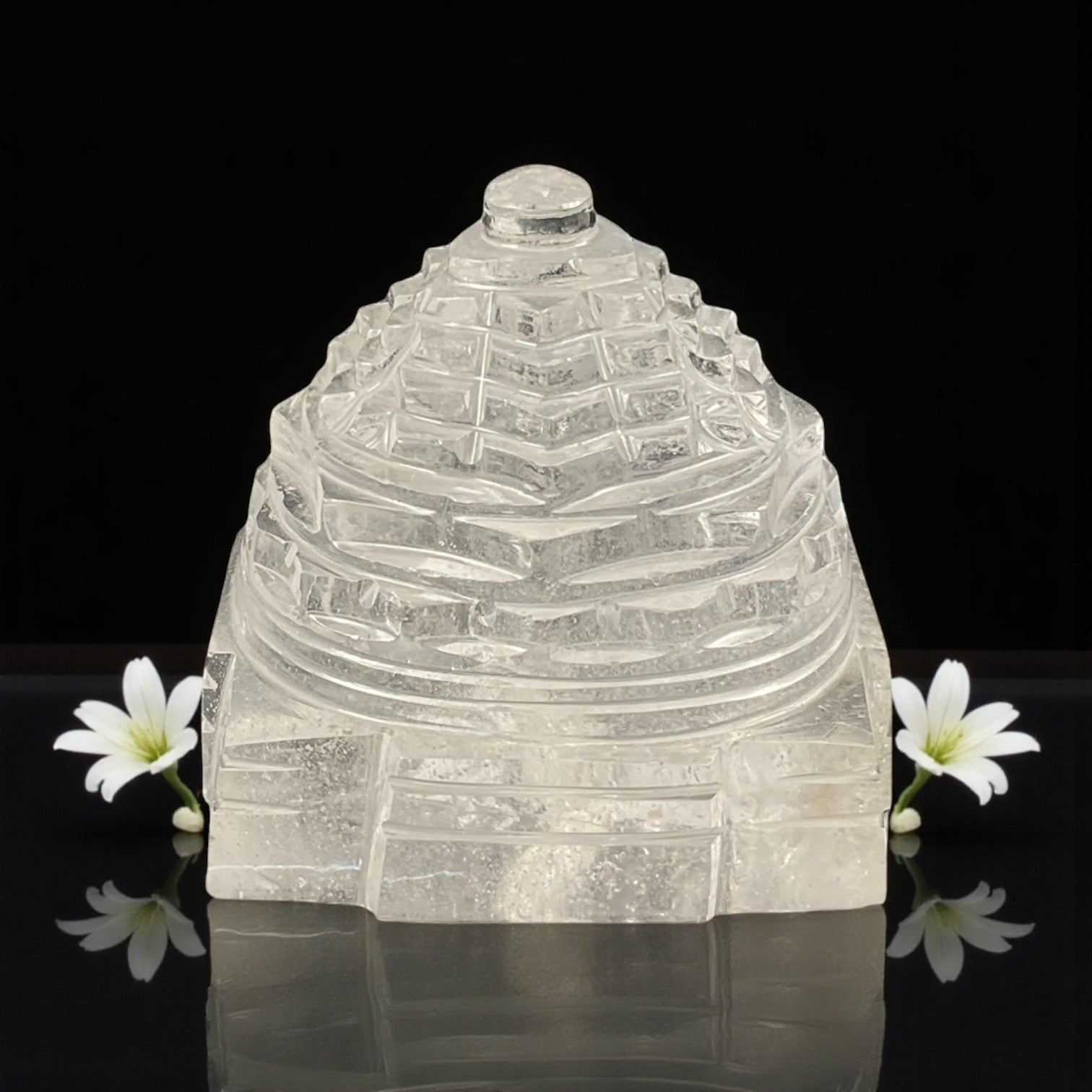 Clear Quartz Shri Yantra