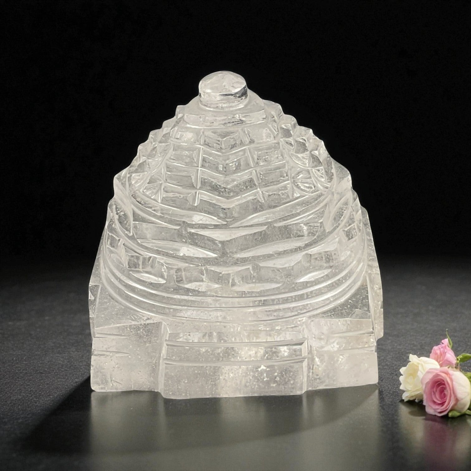 Clear Quartz Shri Yantra