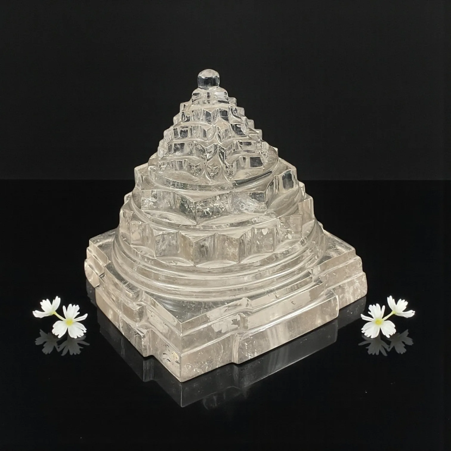 Clear Quartz Shri Yantra
