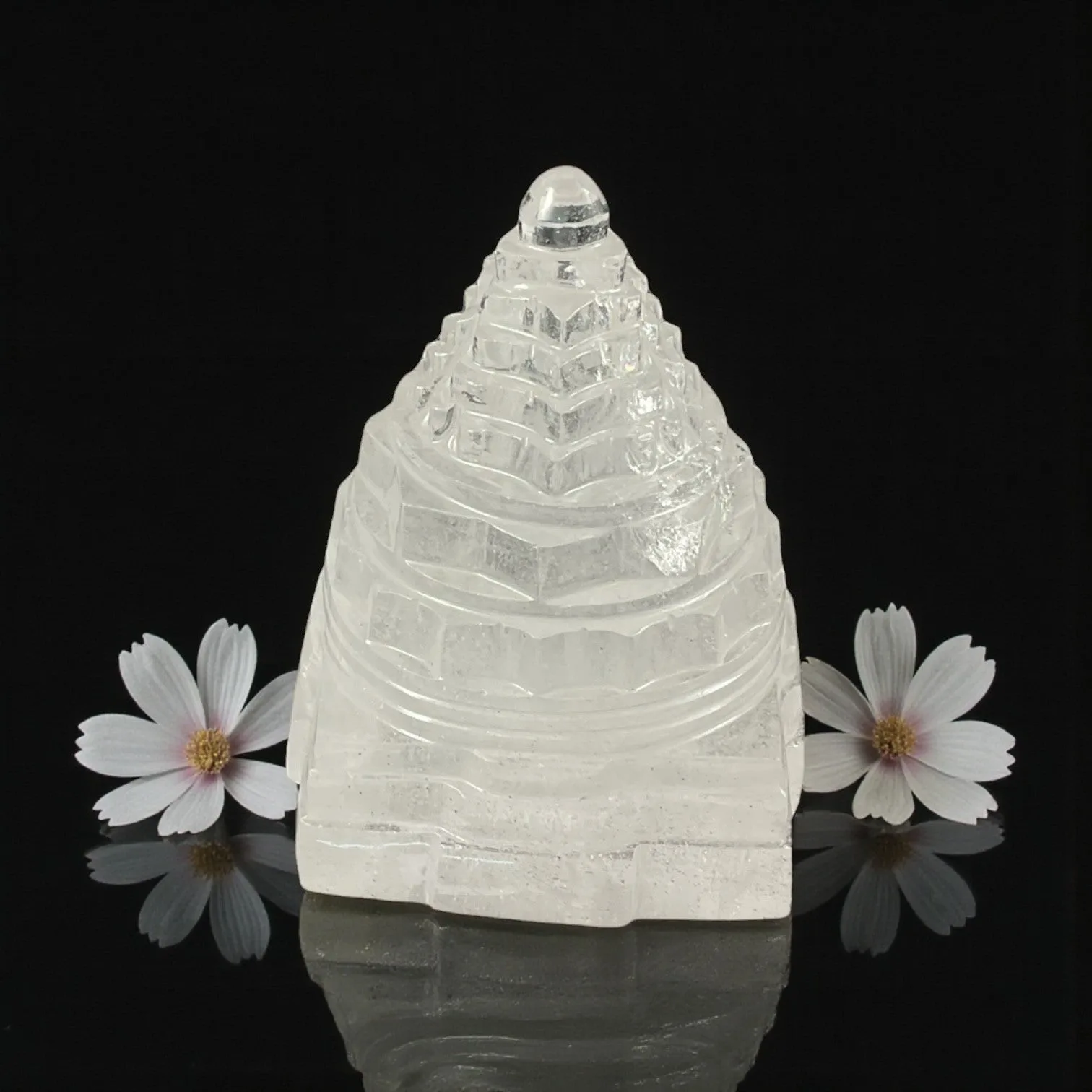 Clear Quartz Shri Yantra