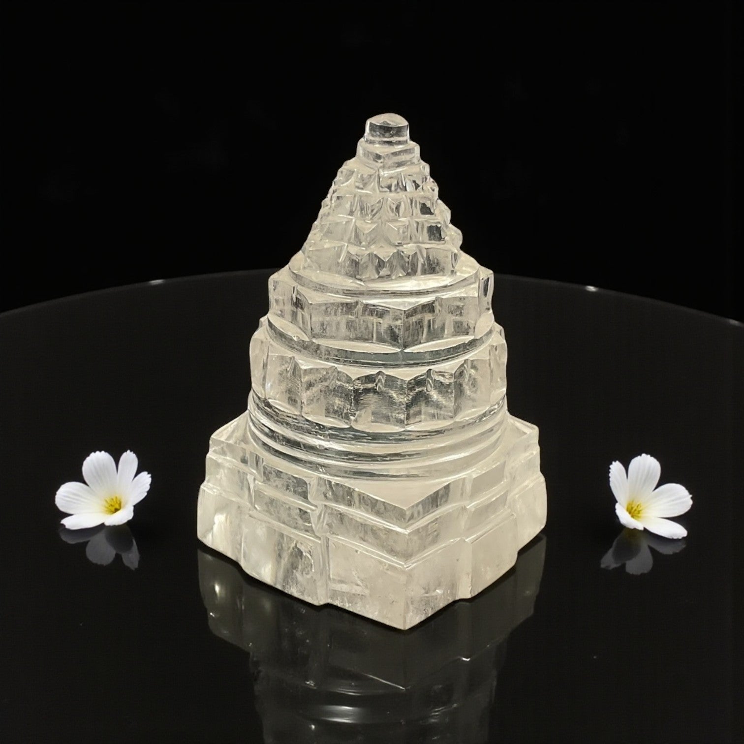 Clear Quartz Shri Yantra