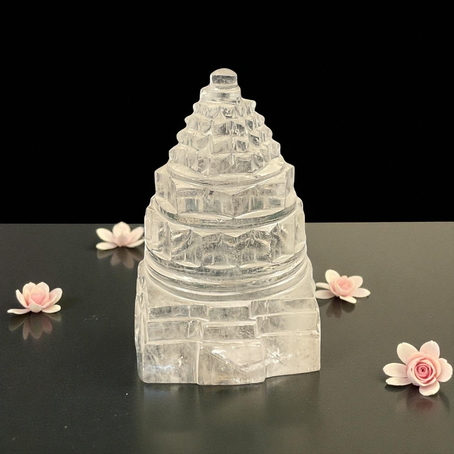 Clear Quartz Shri Yantra