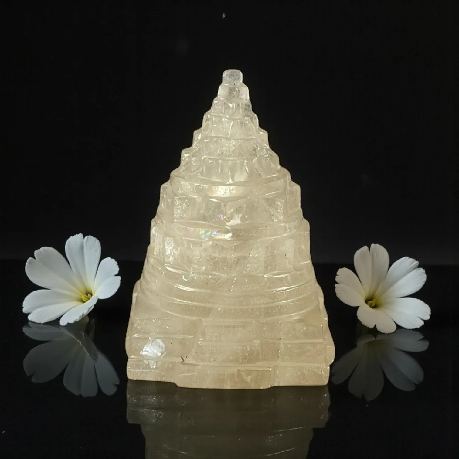 Clear Quartz Shri Yantra