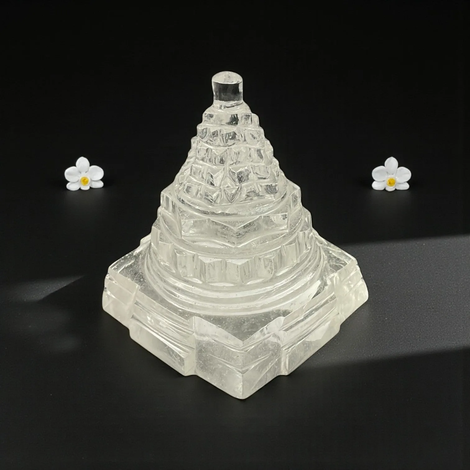 Clear Quartz Shri Yantra