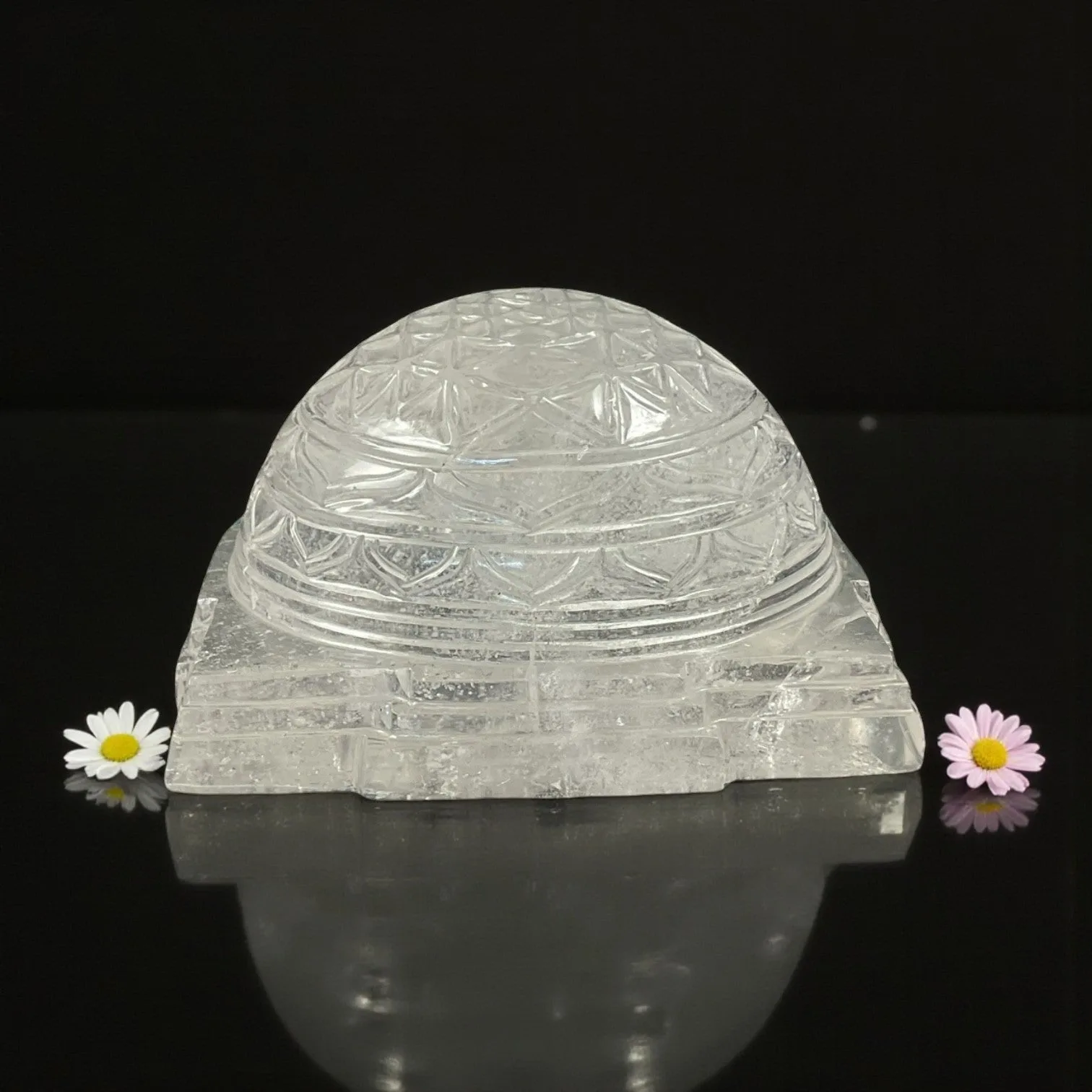 Clear Quartz Shri Yantra