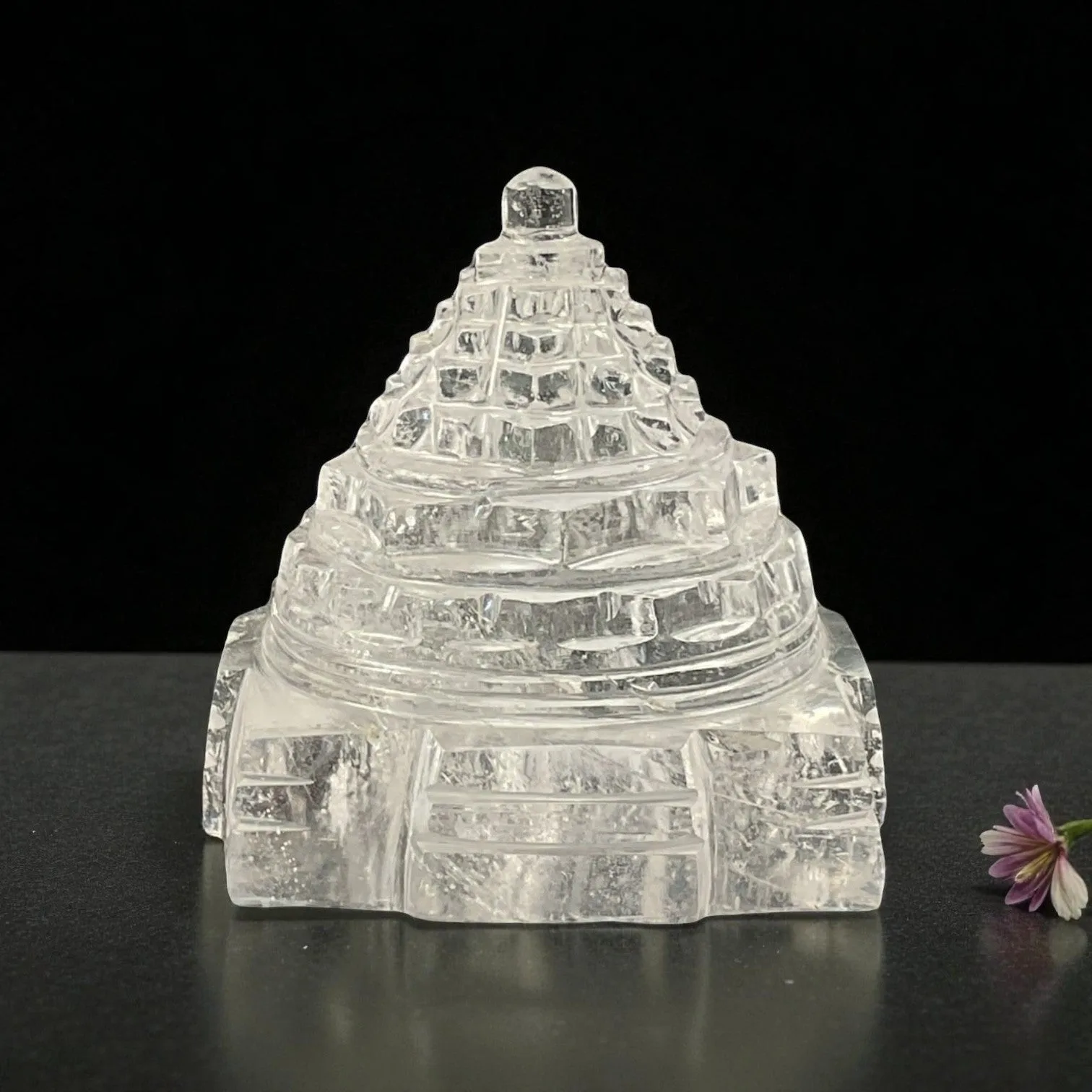 Clear Quartz Shri Yantra
