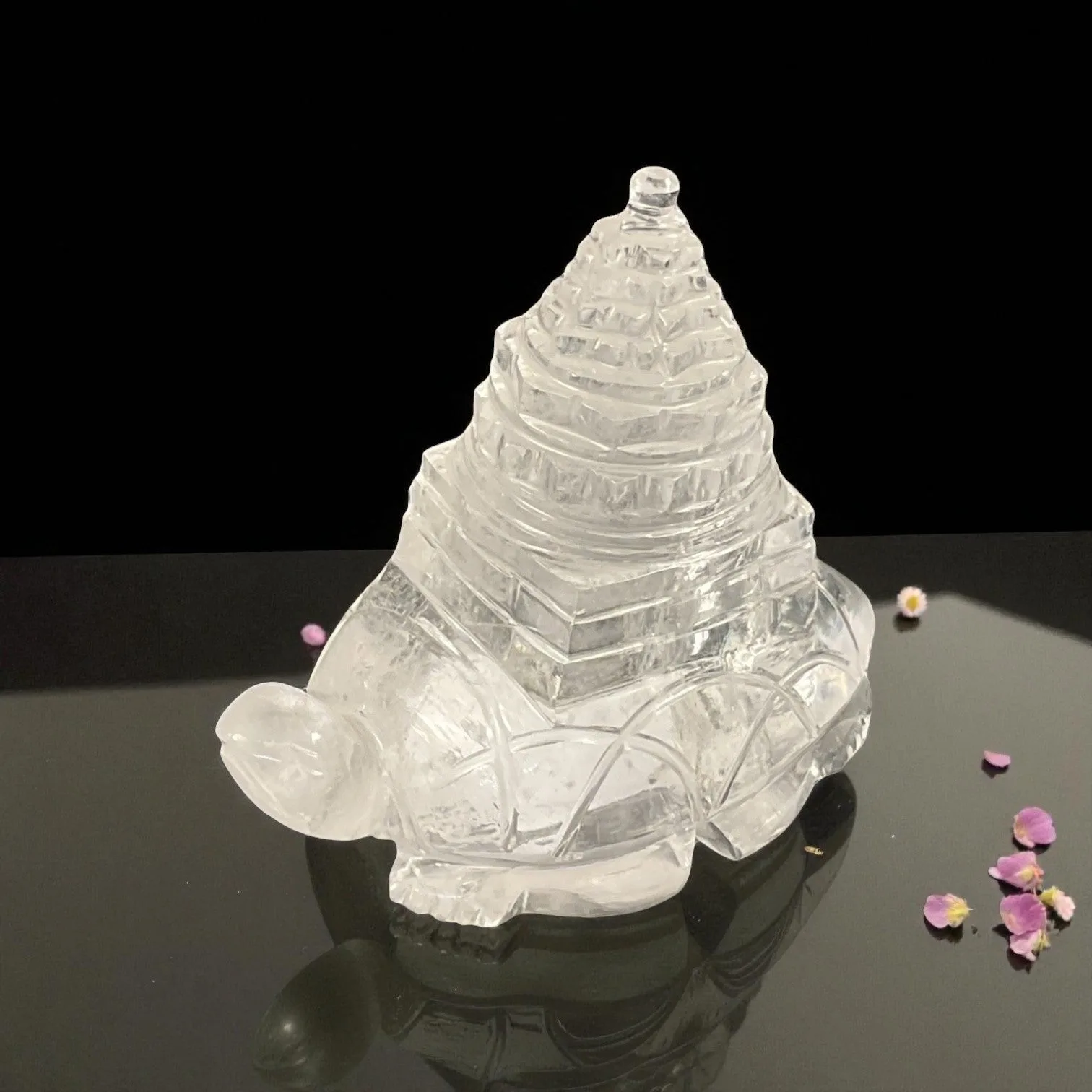 Clear Quartz Shri Yantra
