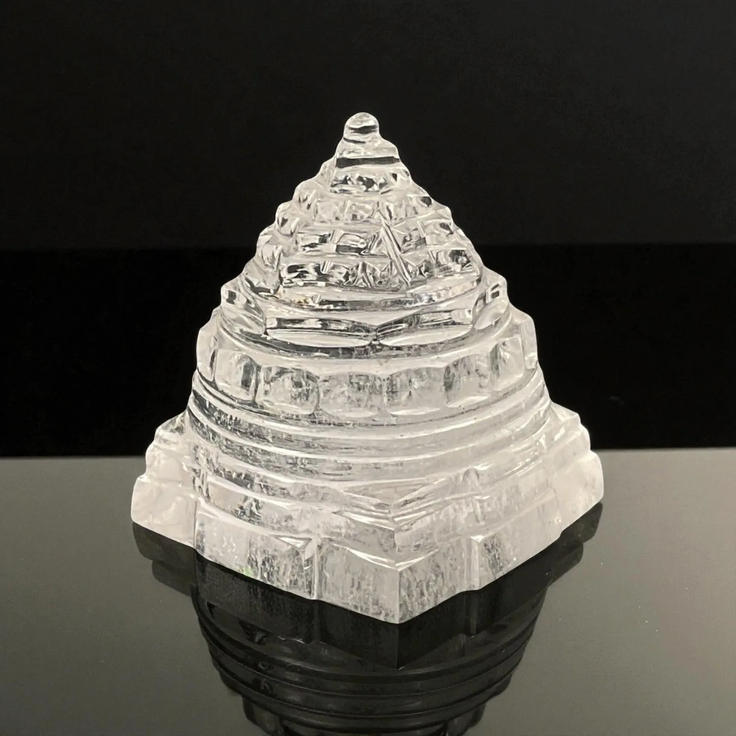 Clear Quartz Shri Yantra