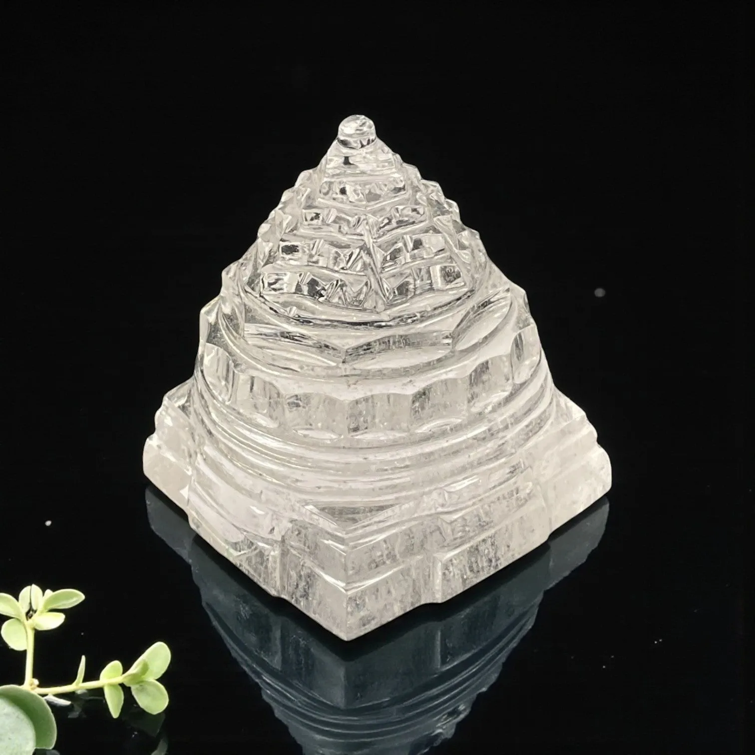 Clear Quartz Shri Yantra
