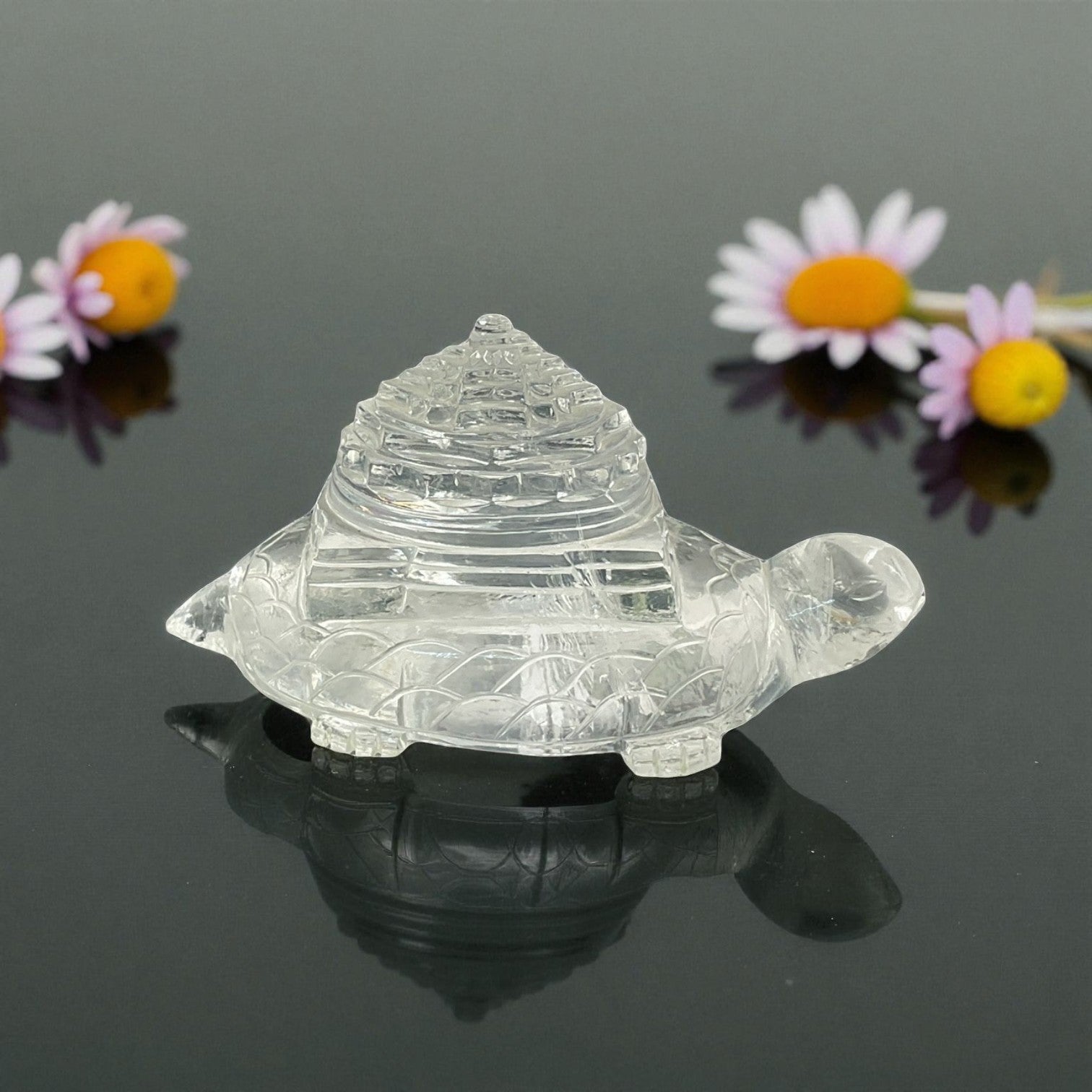 Clear Quartz Shri Yantra