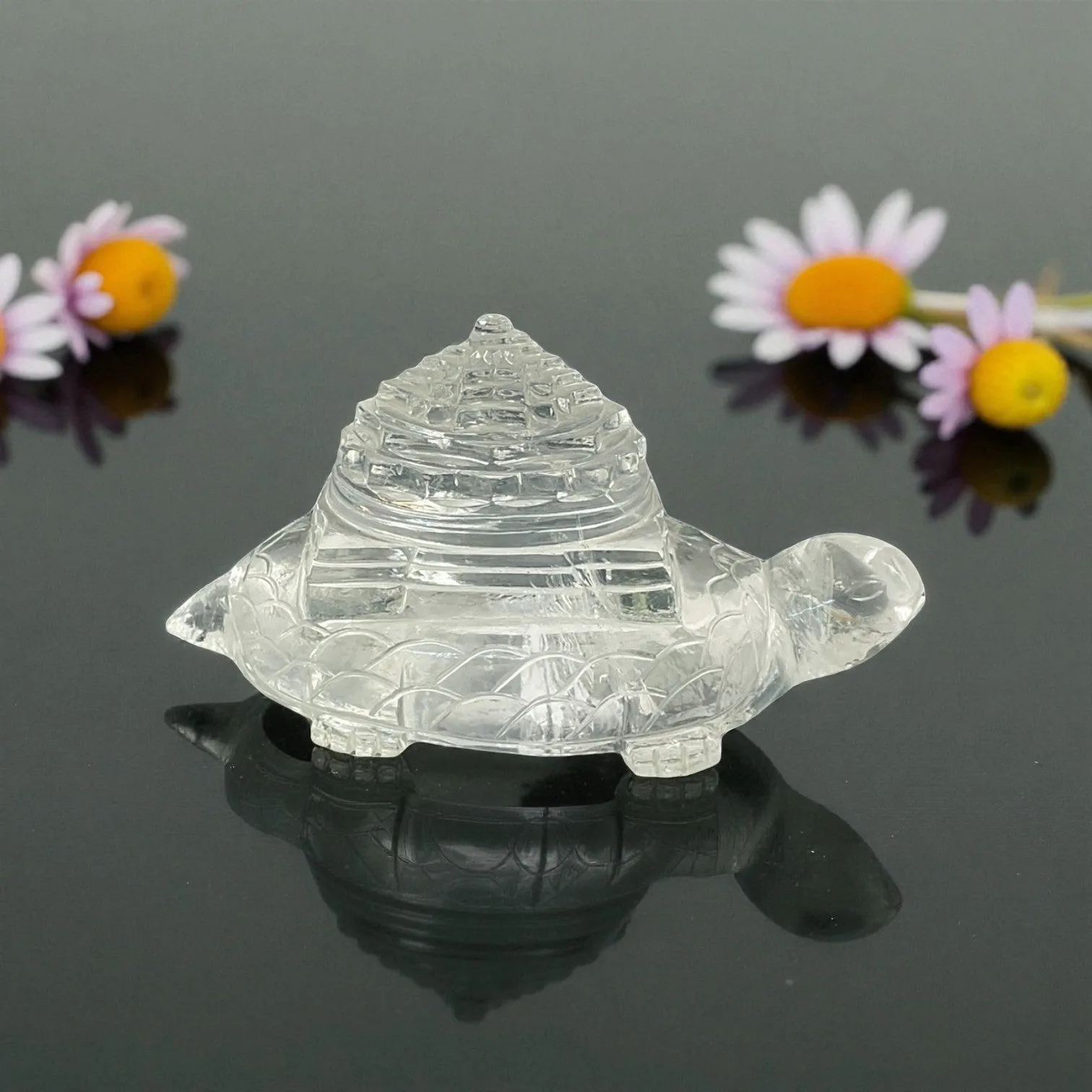 Clear Quartz Shri Yantra