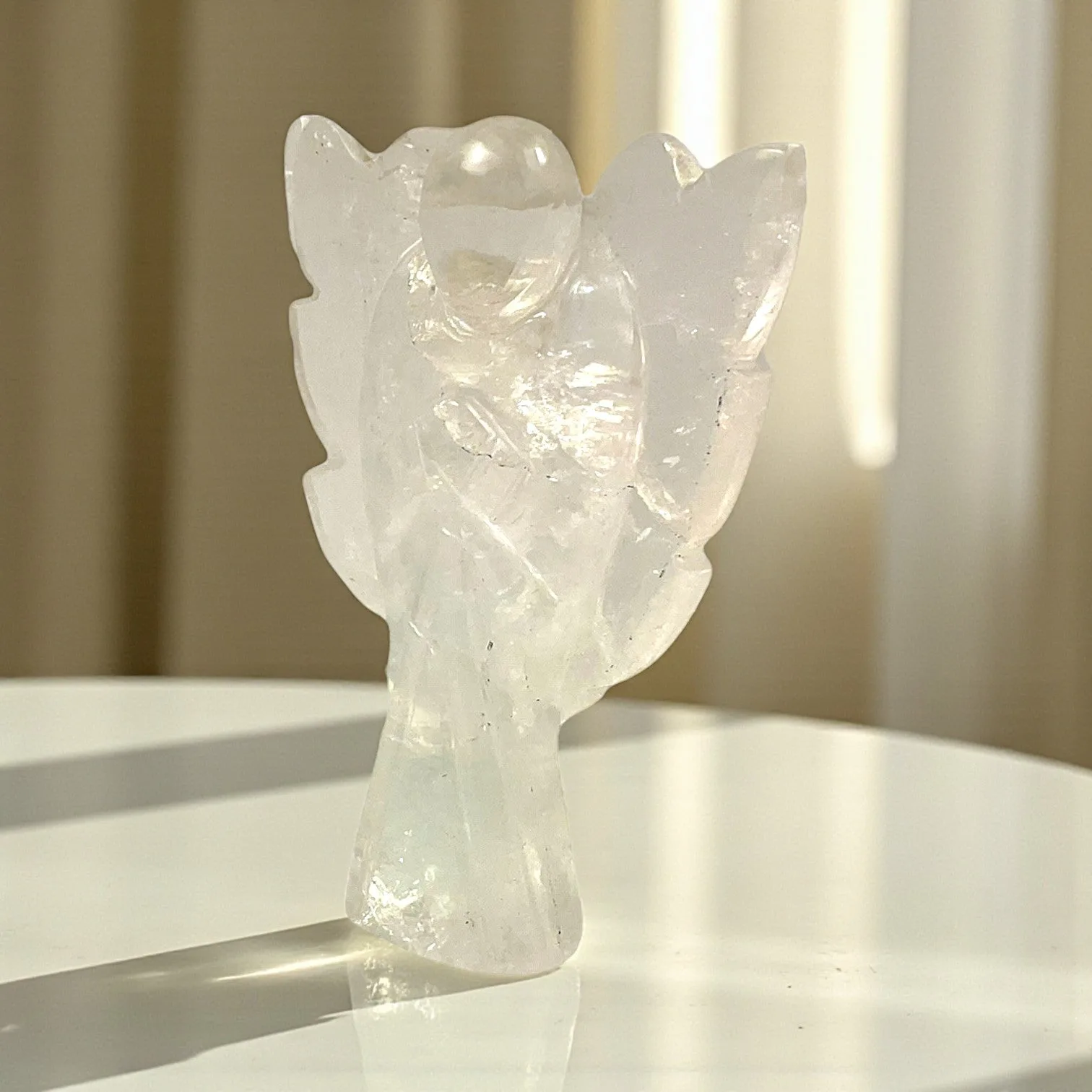 Clear Quartz Angel Statue