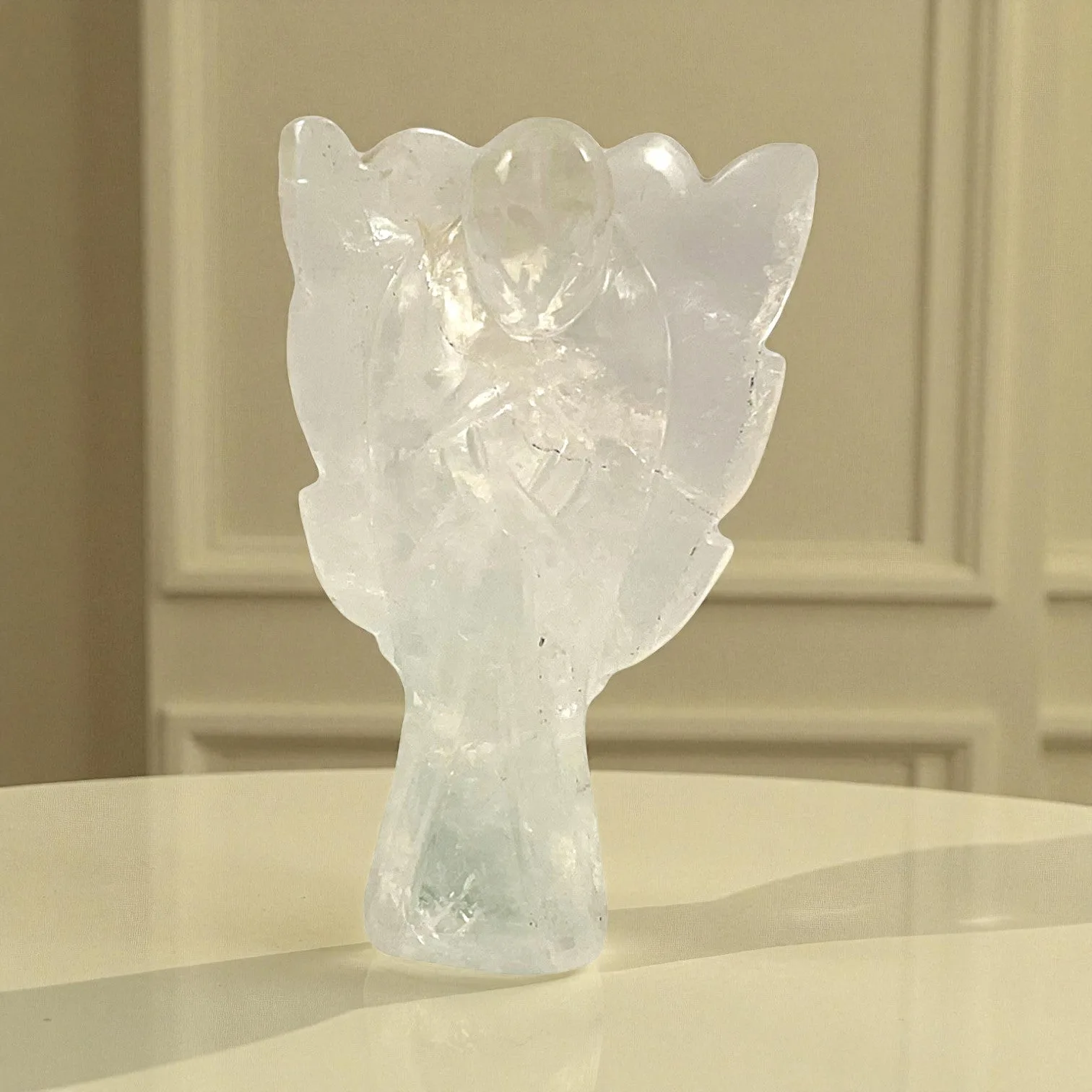 Clear Quartz Angel Statue