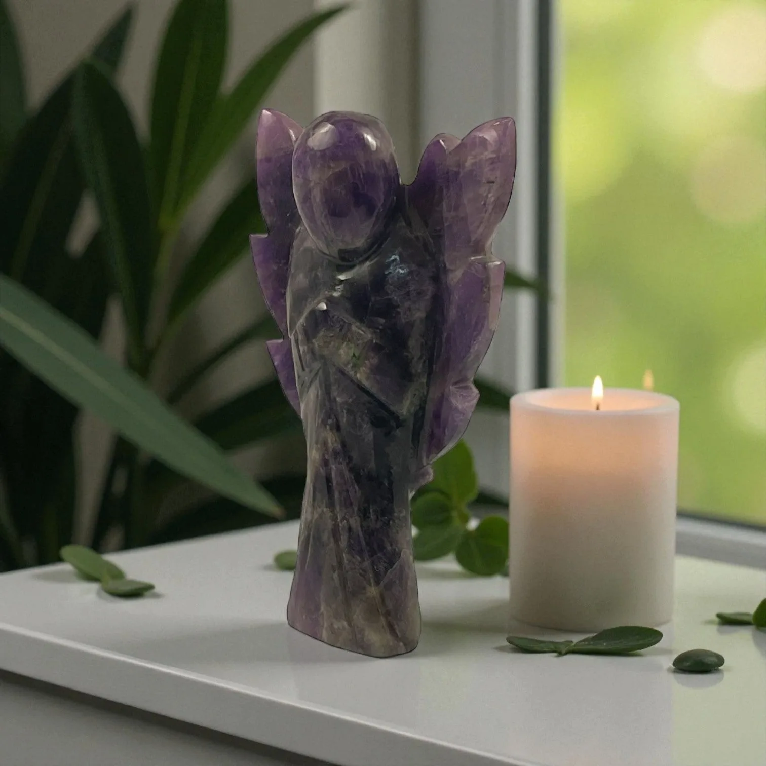 Amethyst Angel Statue