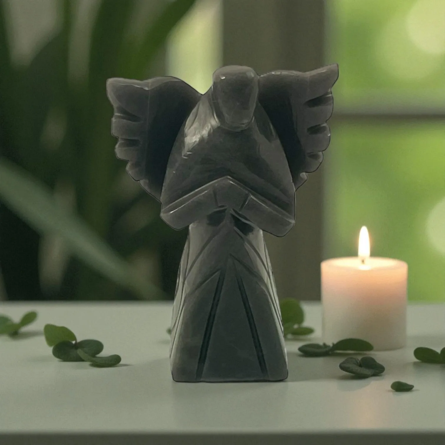 Blue Aventurine Angel Statue