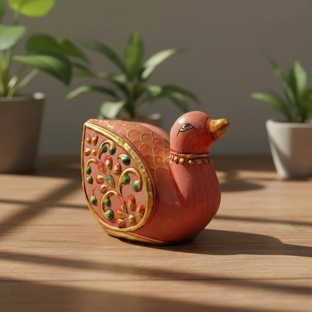 Rose Quartz Printed Ducks