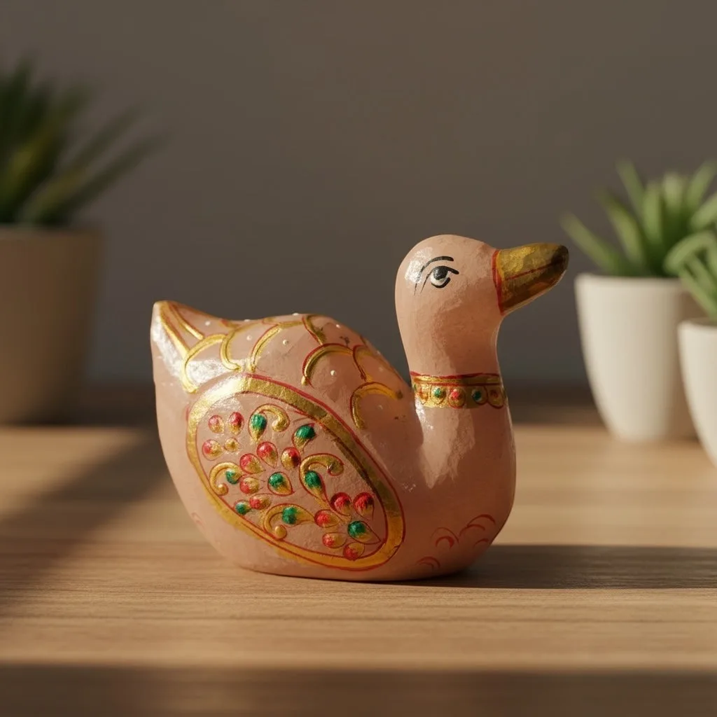 Rose Quartz Printed Ducks