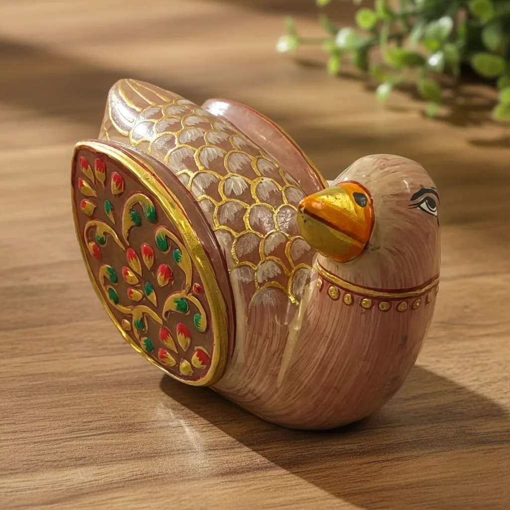 Rose Quartz Printed Ducks