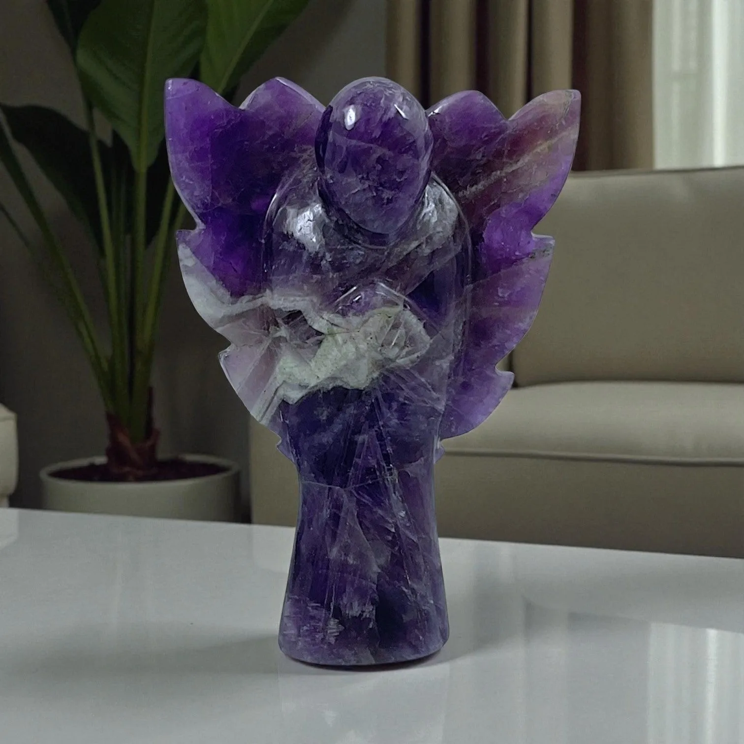 Amethyst Angel Statue