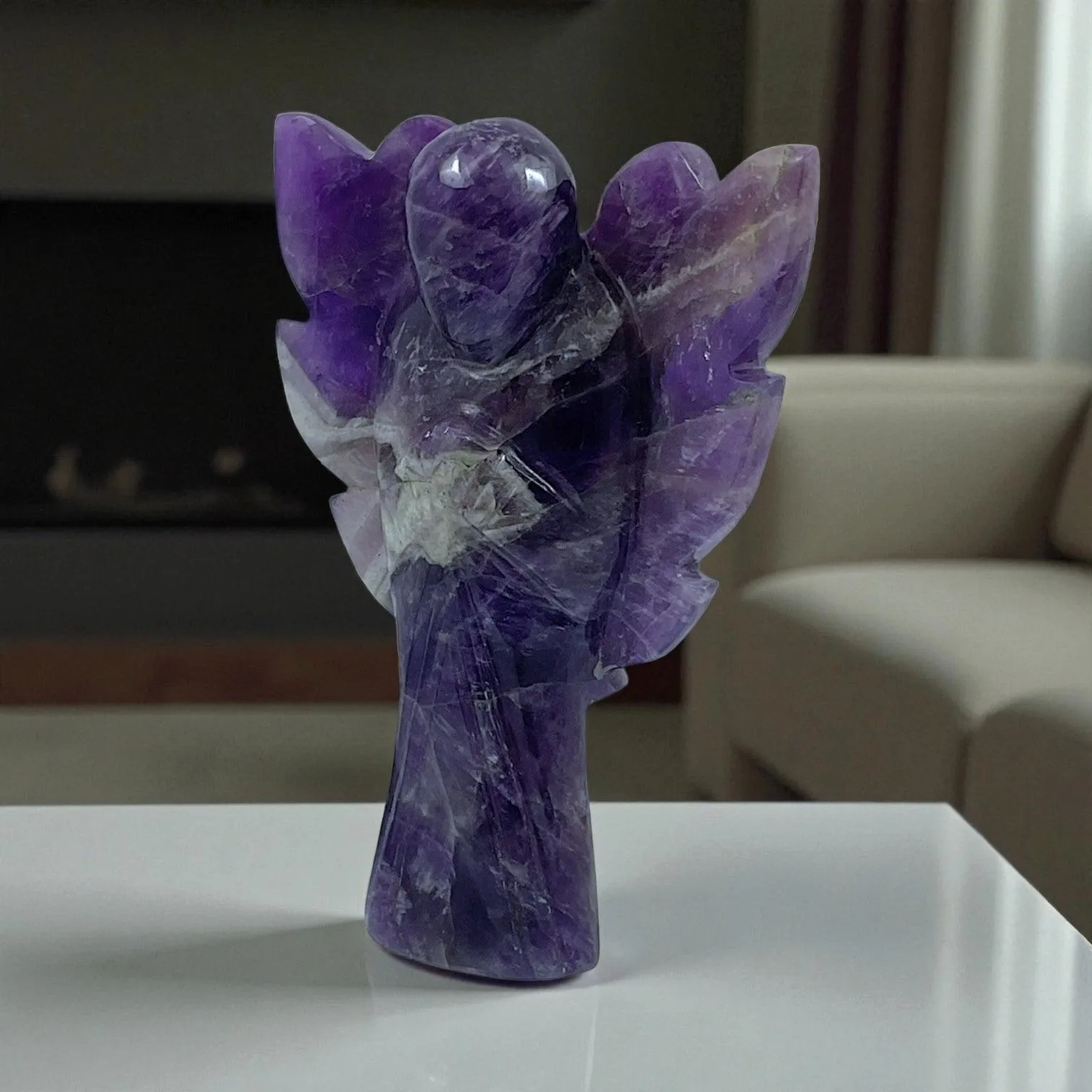 Amethyst Angel Statue