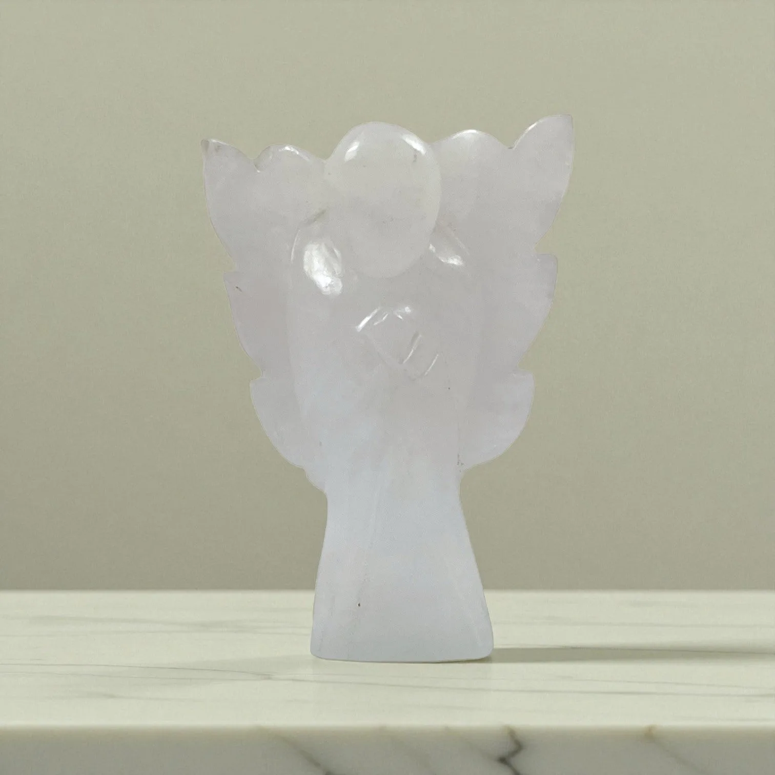 Clear Quartz Angel Statue