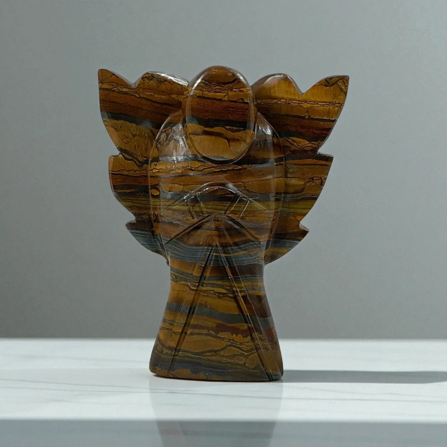 Tiger Eye Angel Statue