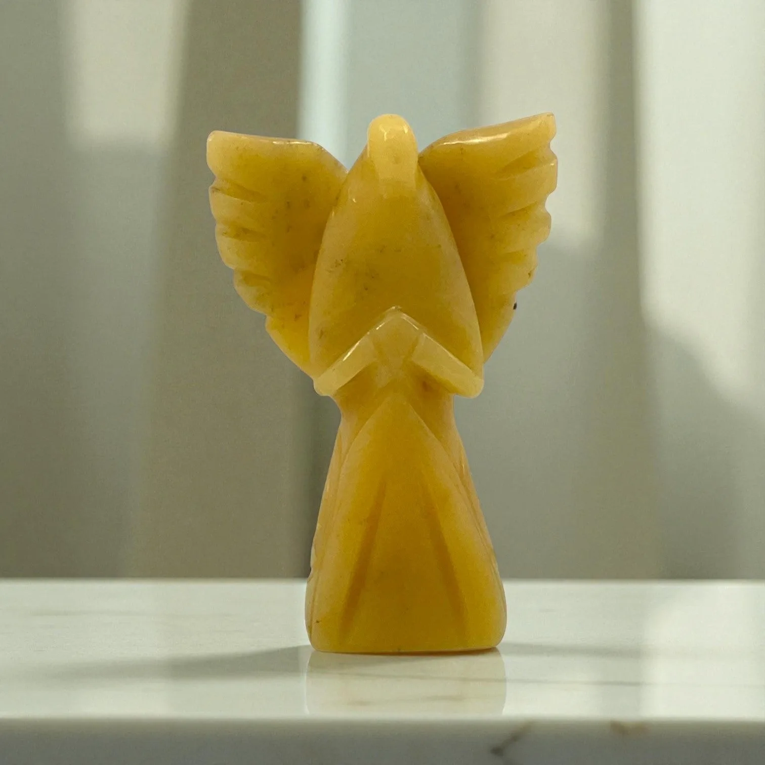 Yellow Aventurine Angel Statue