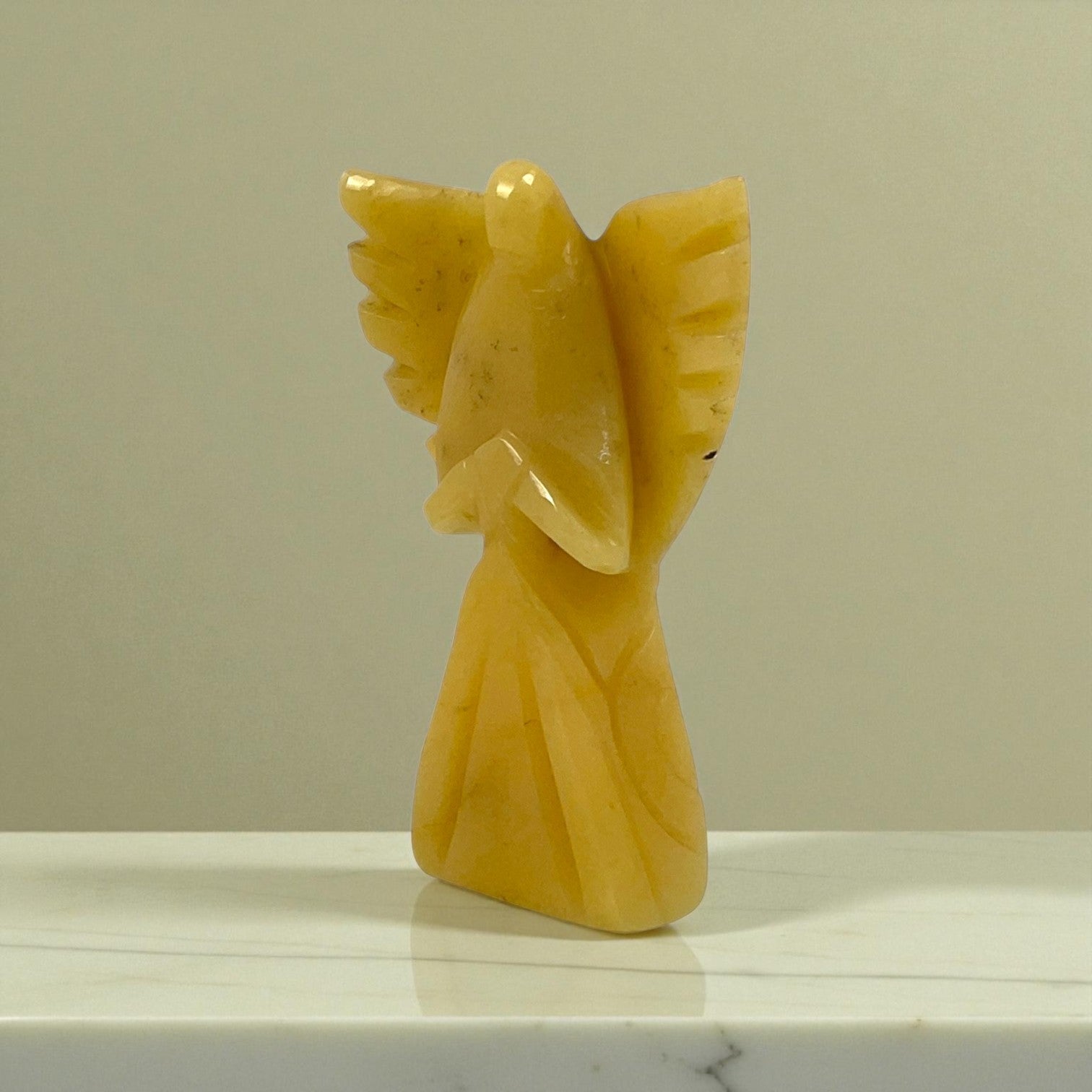 Yellow Aventurine Angel Statue