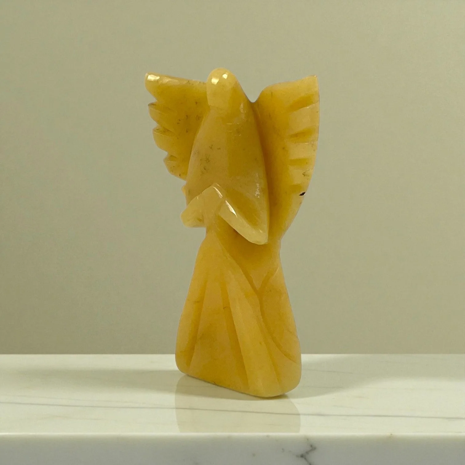 Yellow Aventurine Angel Statue