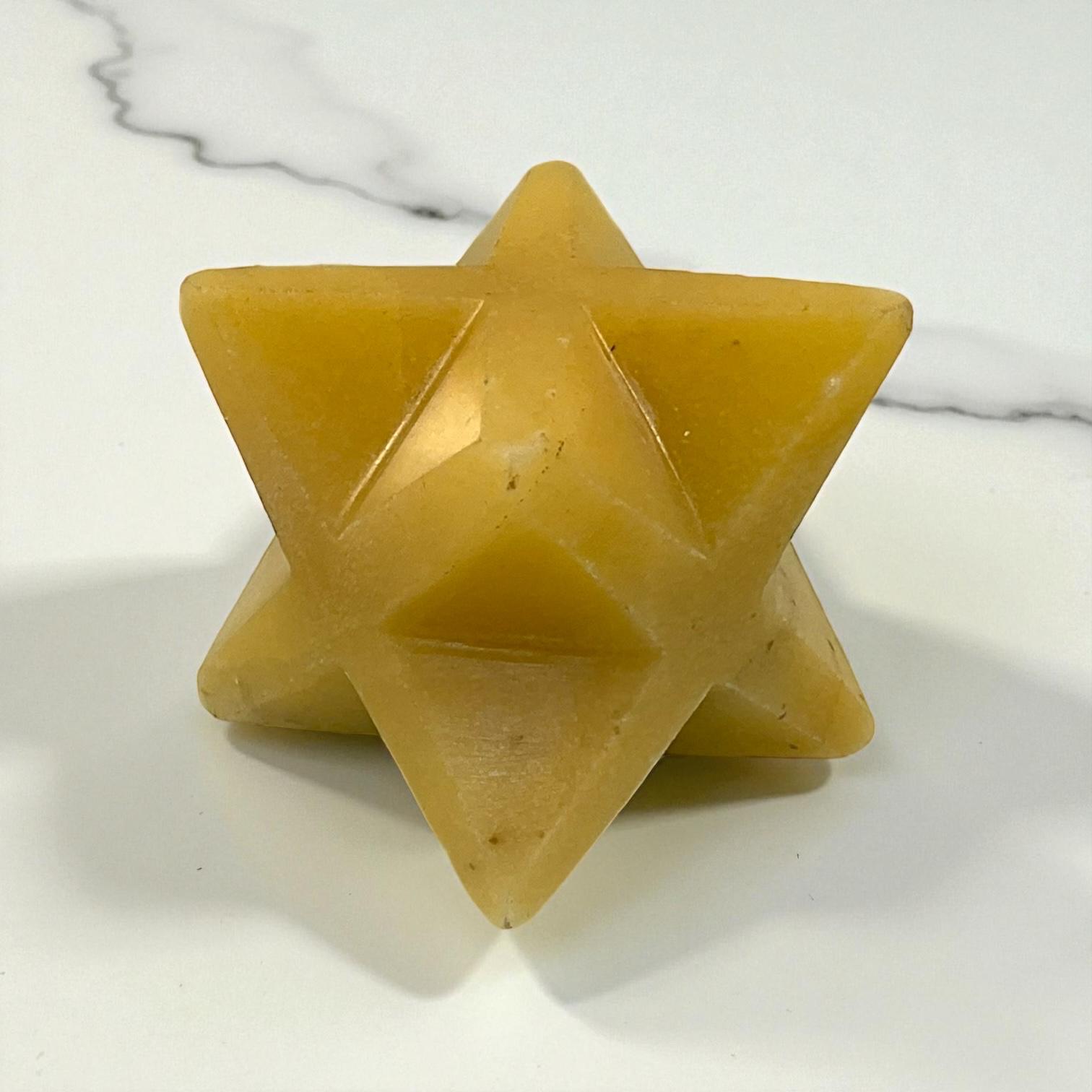Yellow jade Merkaba