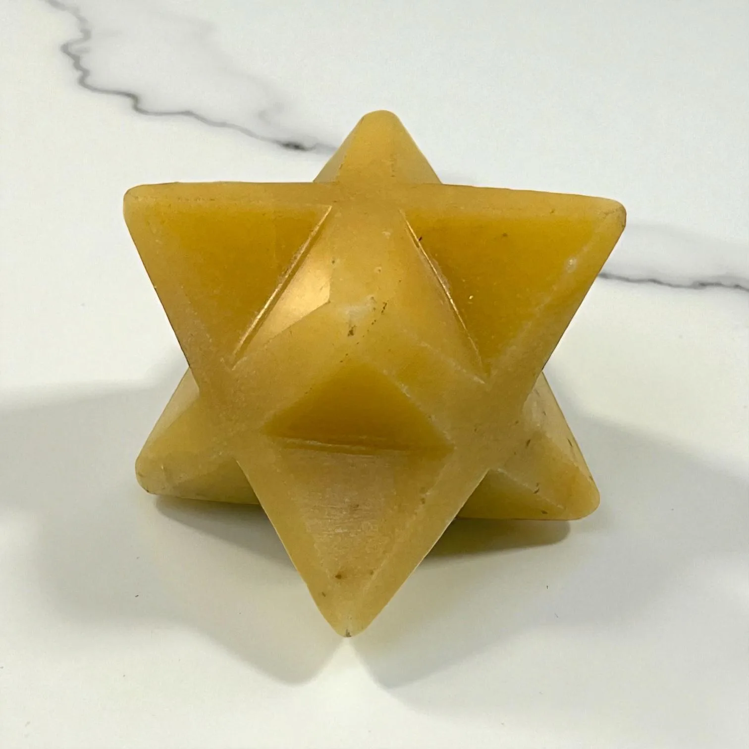 Yellow jade Merkaba