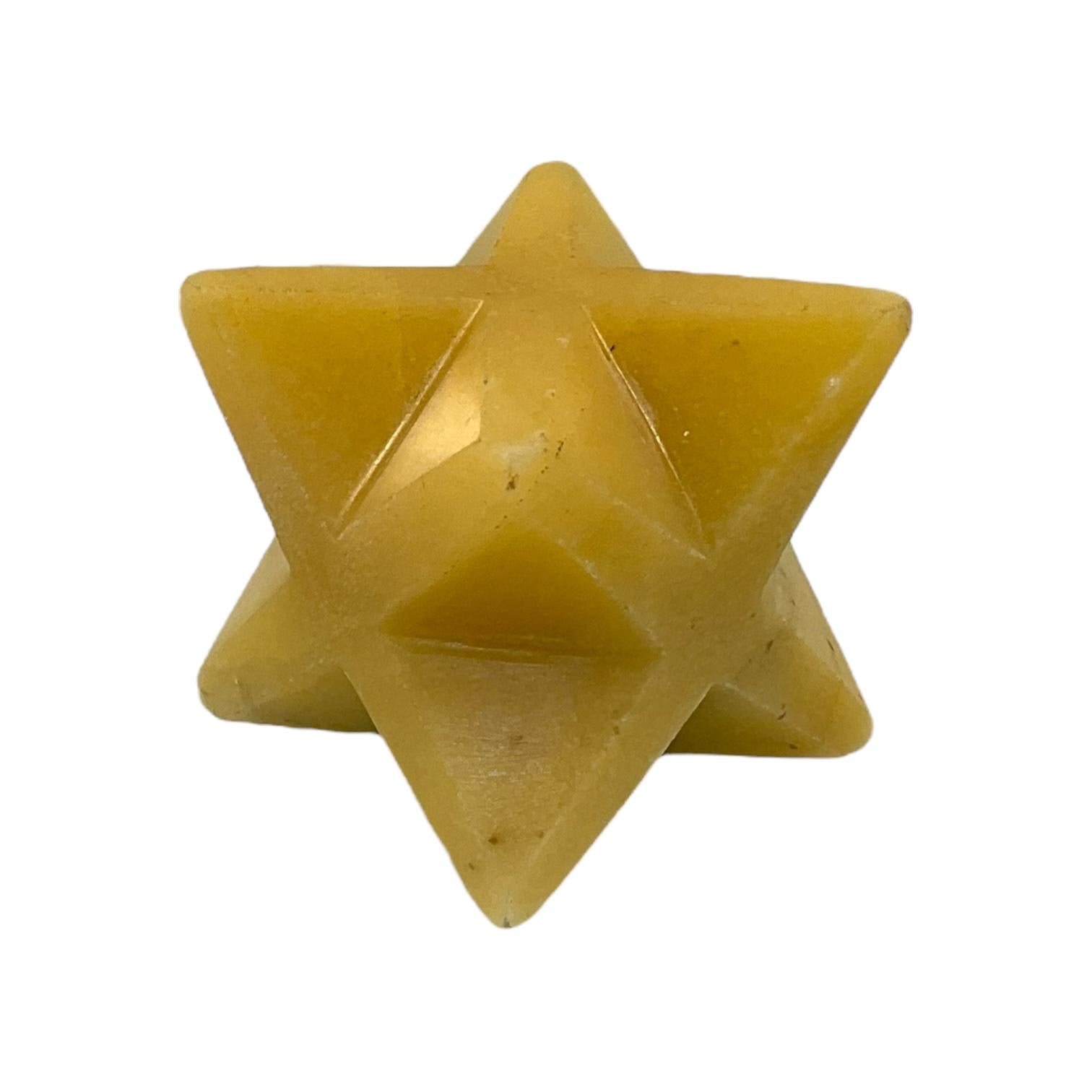 Yellow jade Merkaba