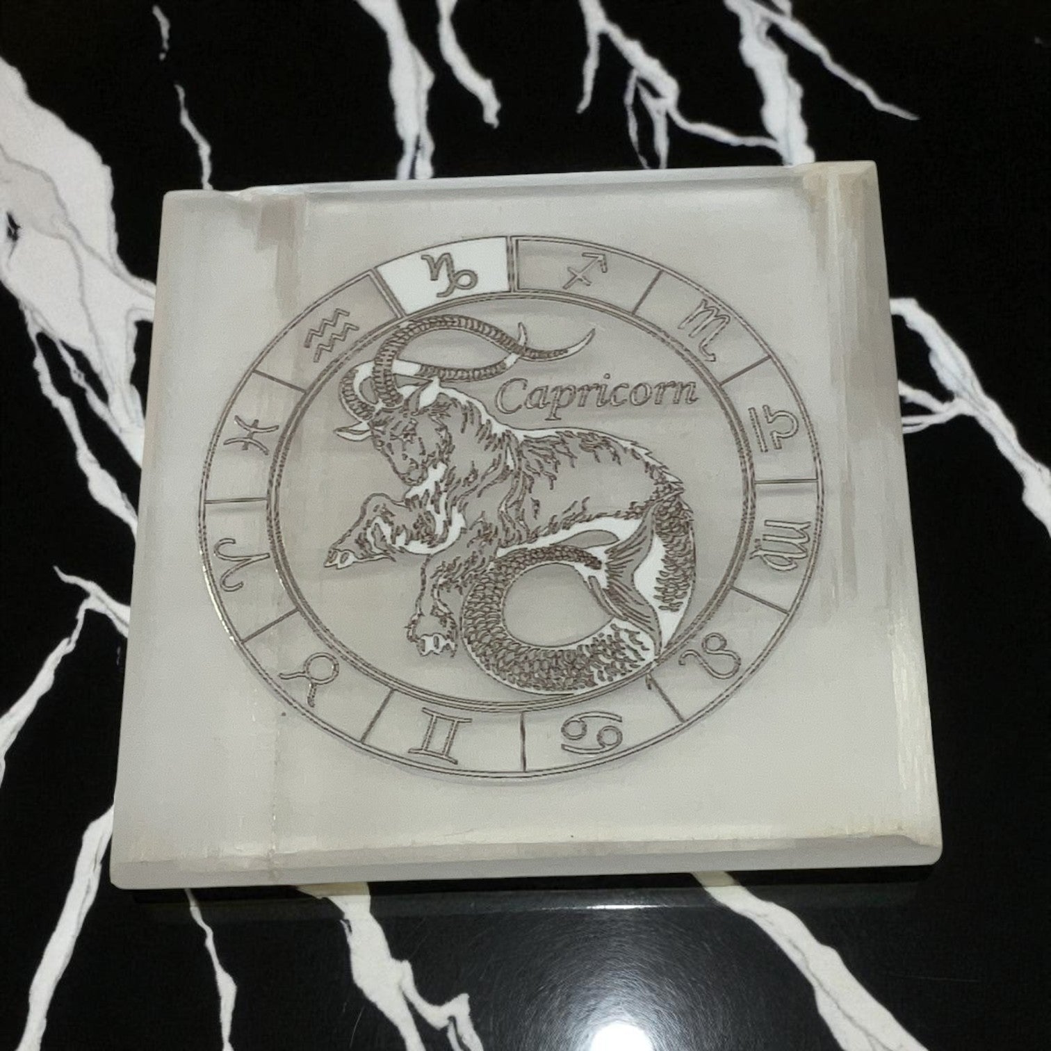 Selenite Square Charging  Plate