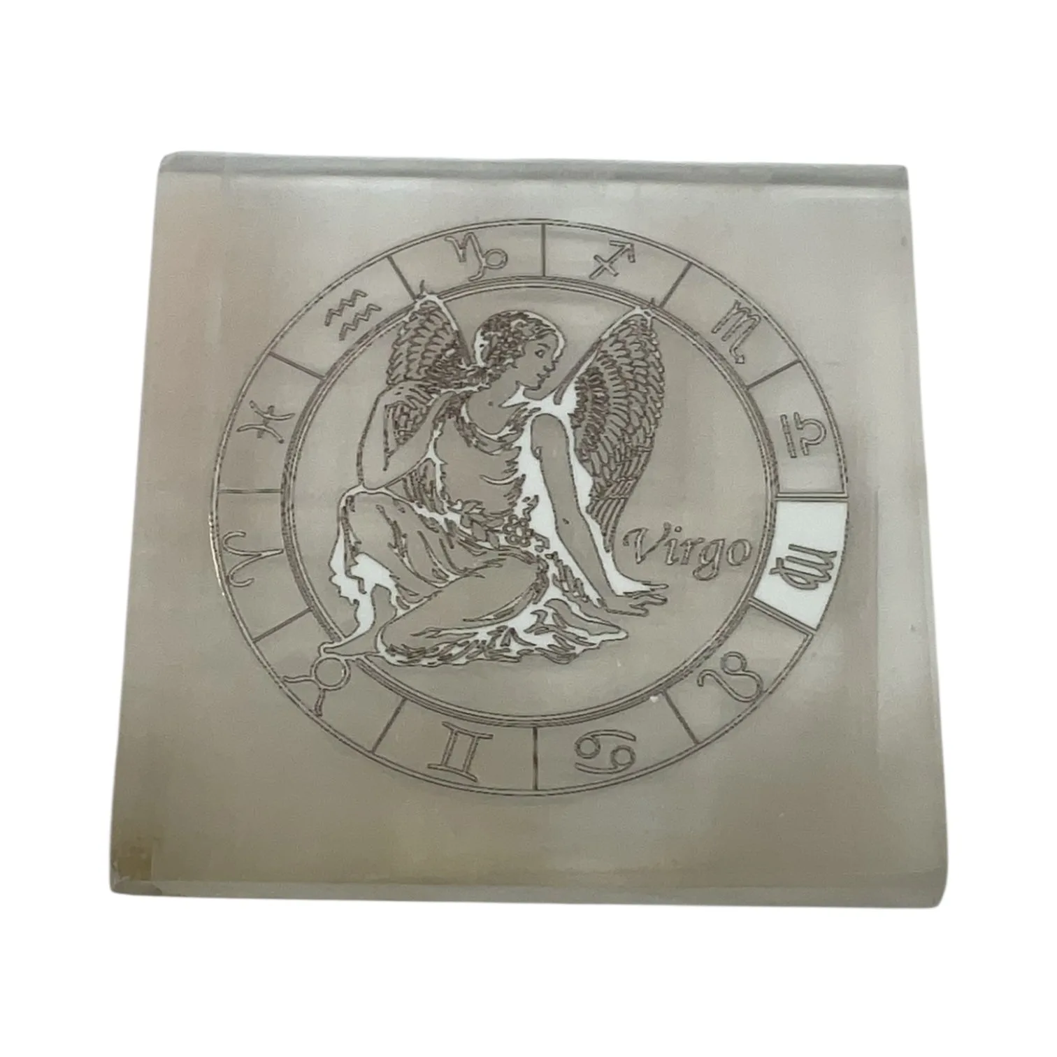 Selenite Square Charging  Plate