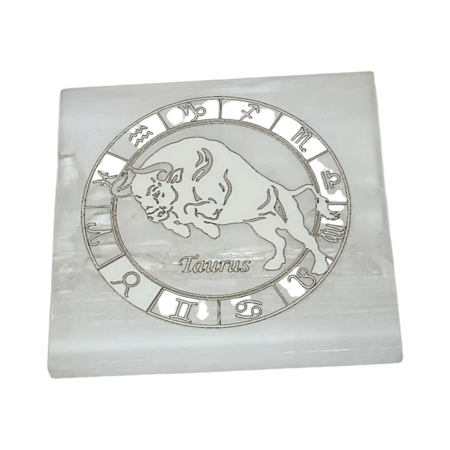 Selenite Square Charging  Plate