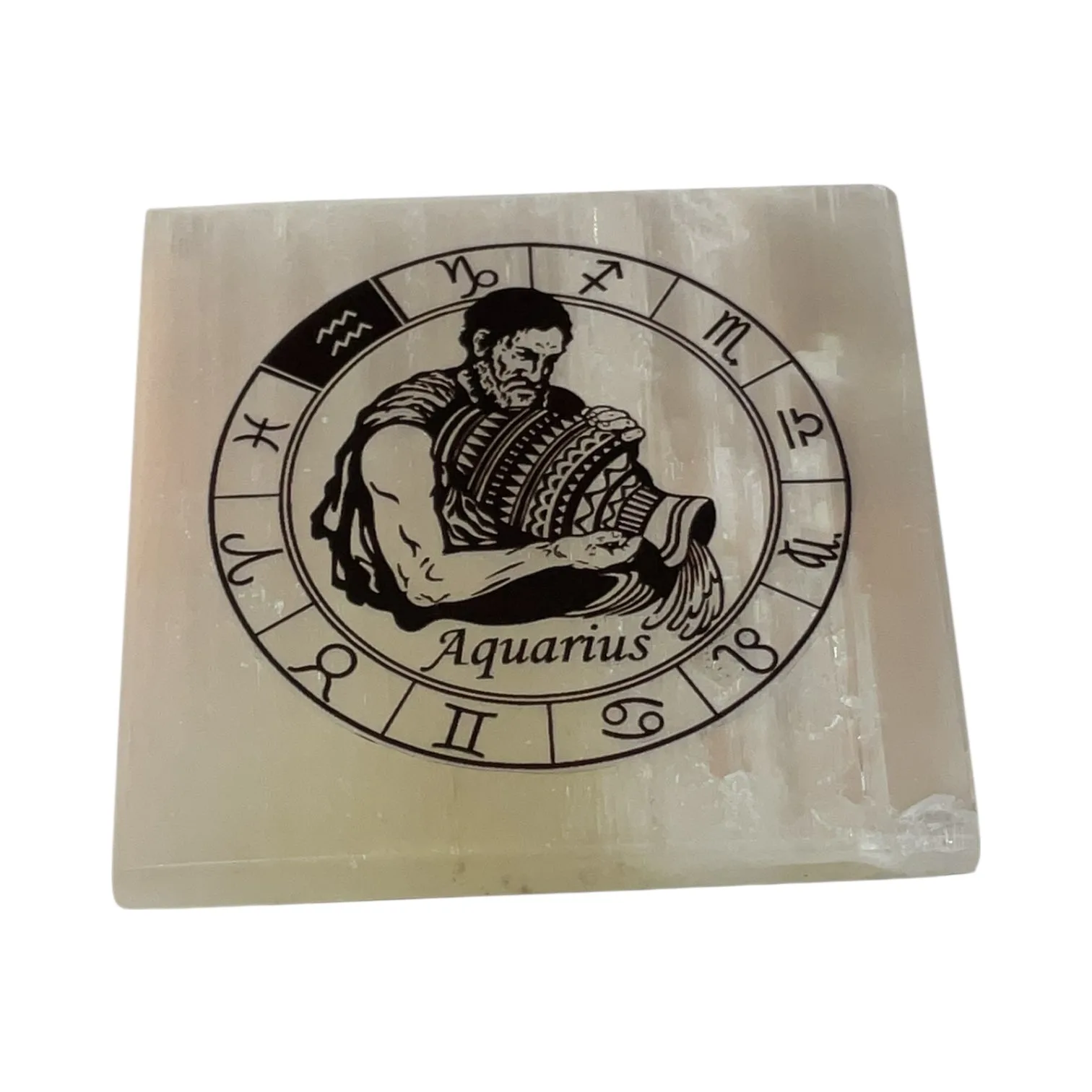Selenite Square Charging  Plate