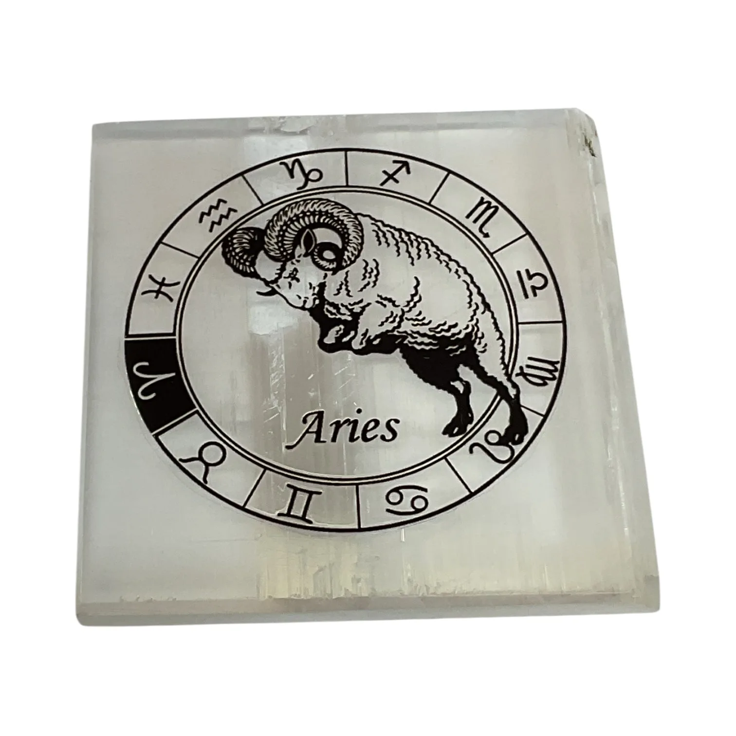 Selenite Square Charging  Plate