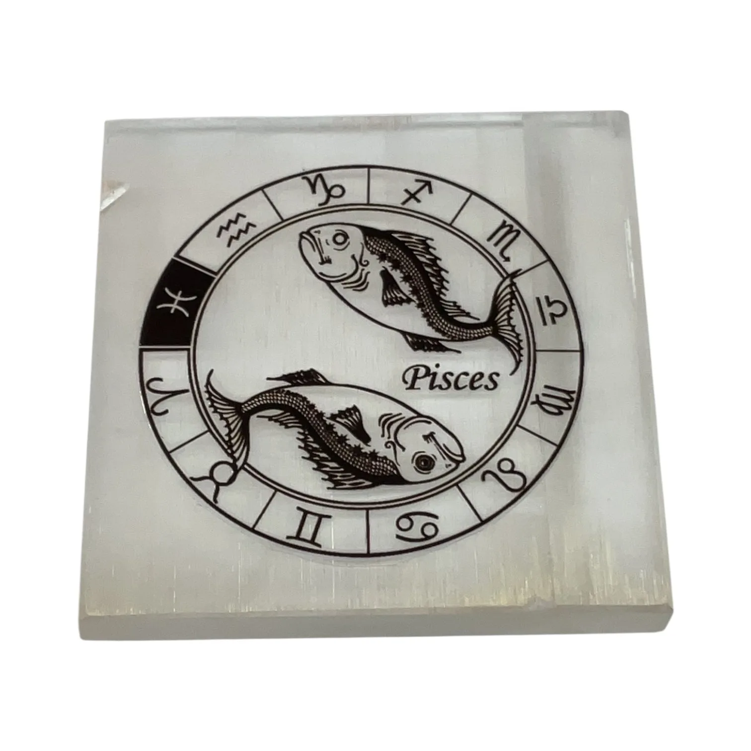 Selenite Square Charging  Plate