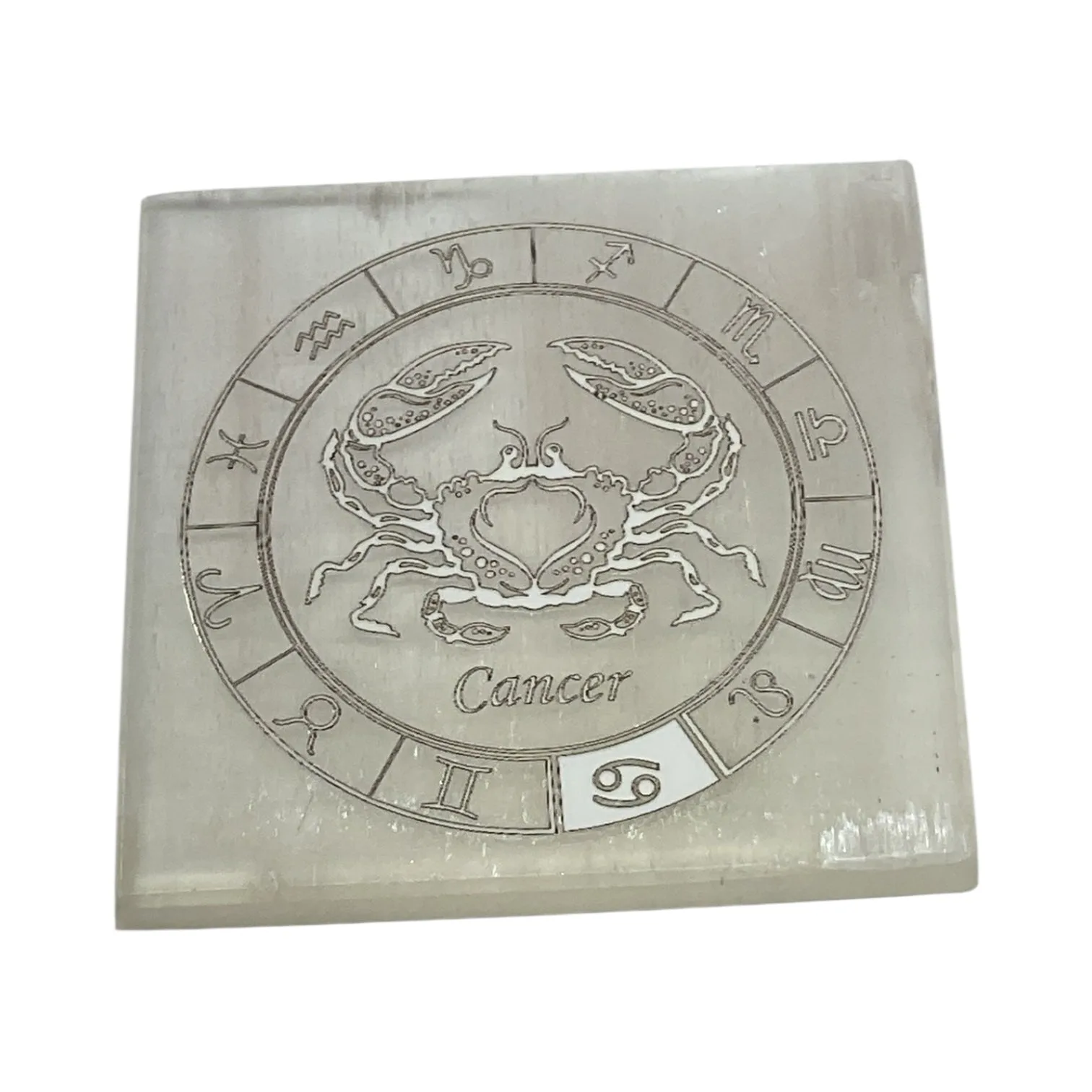 Selenite Square Charging  Plate