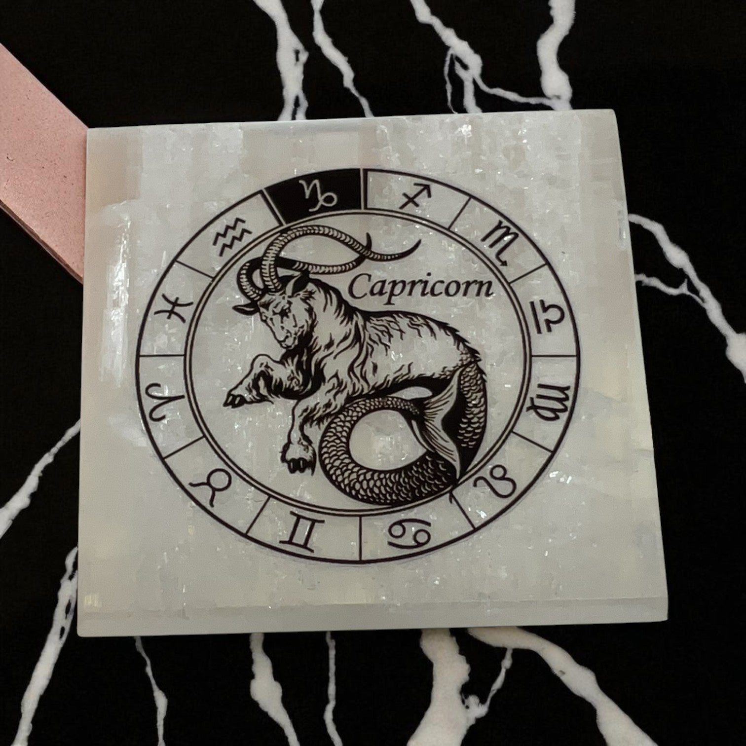 Selenite Square Charging  Plate