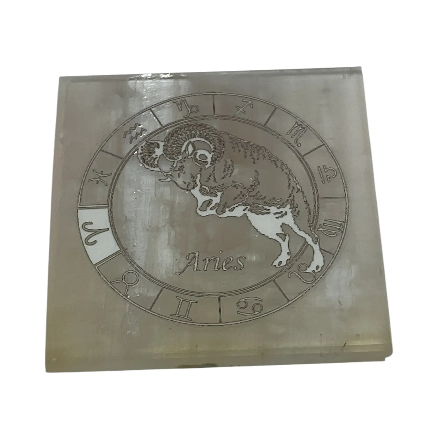 Selenite Square Charging  Plate