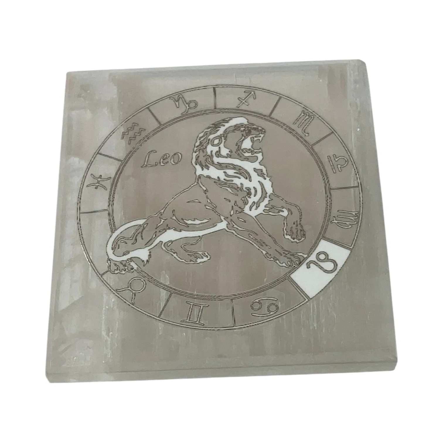 Selenite Square Charging  Plate