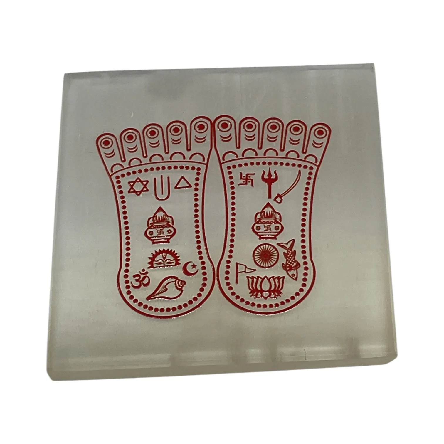 Selenite Square Charging  Plate