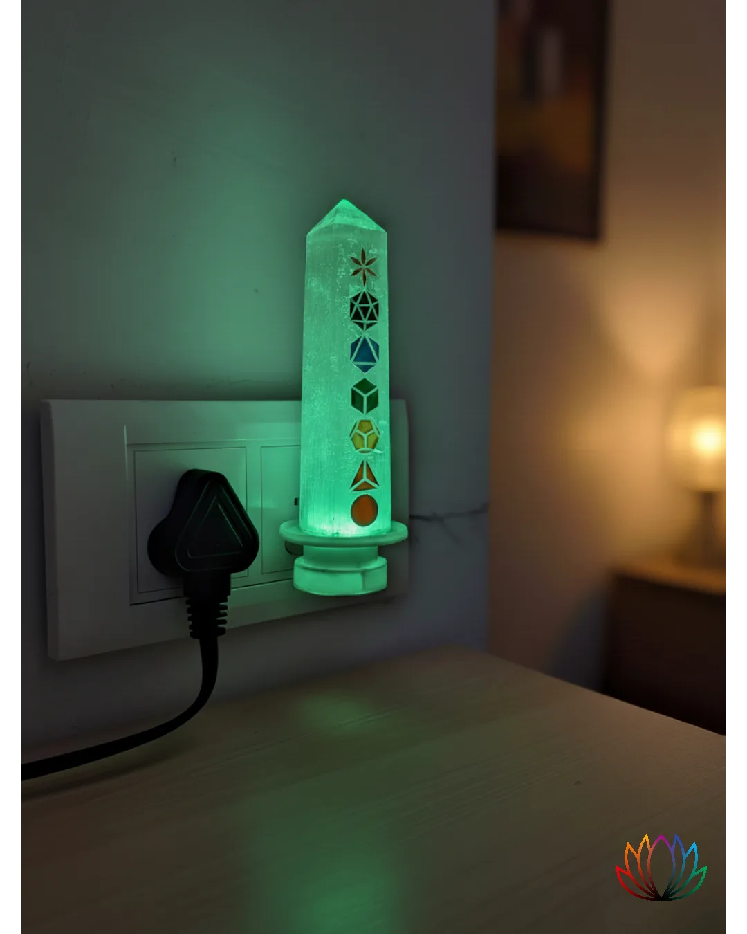Selenite Pencil Lamp